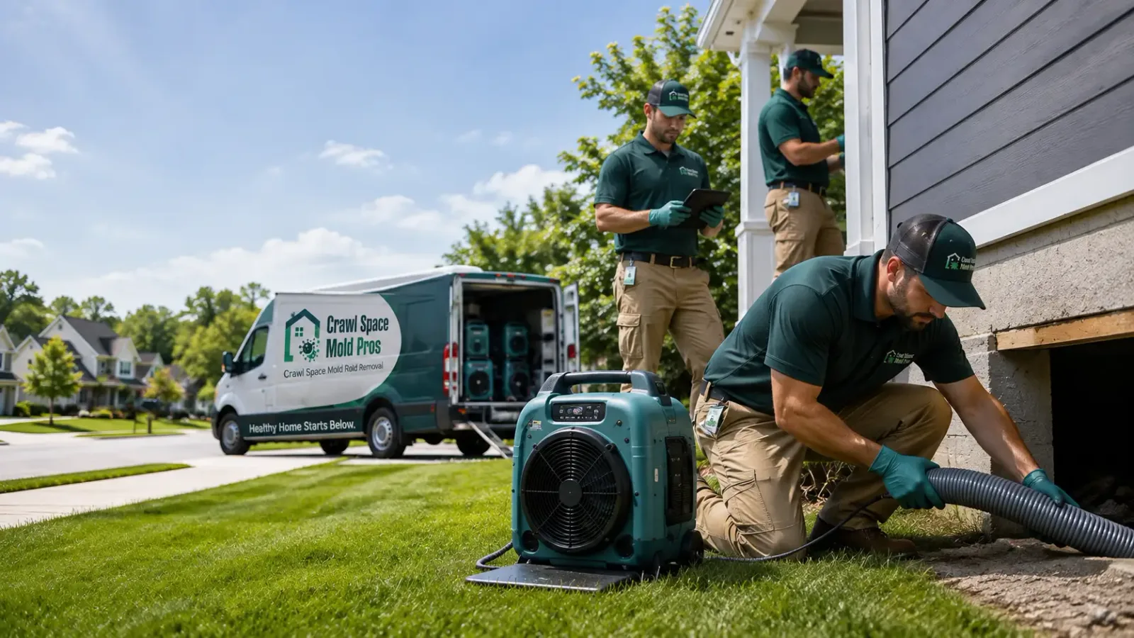 Crawl Space Mold Removal in Beacon, IA
